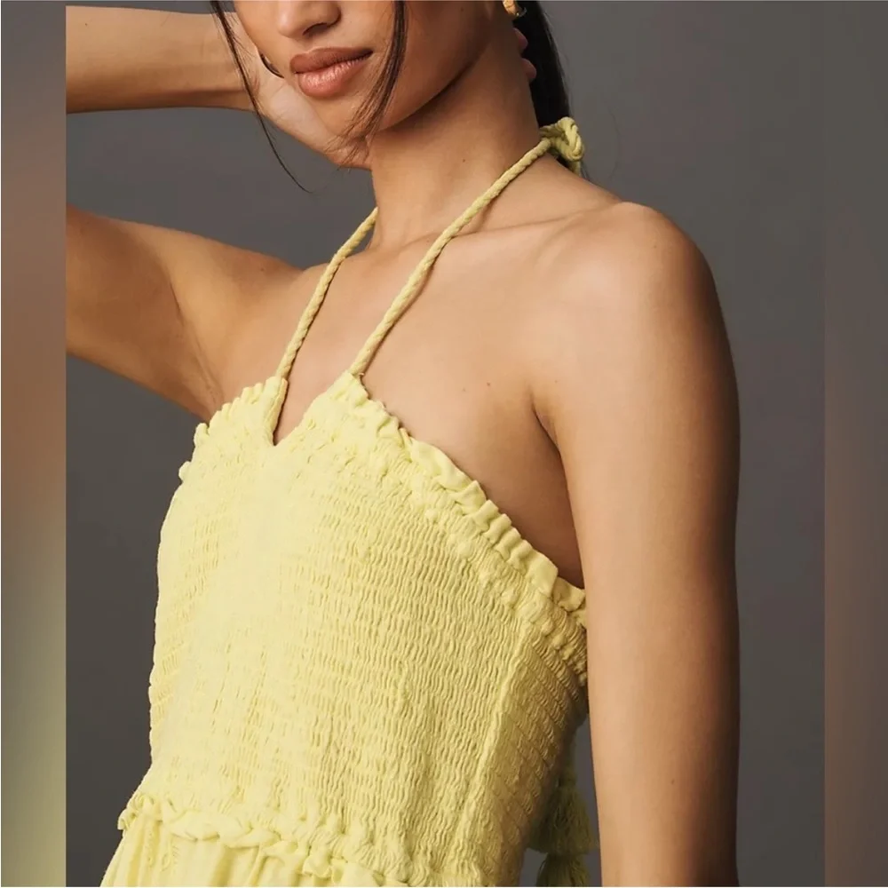 Anthropologie Yellow Jumpsuit - Picture 3 of 12